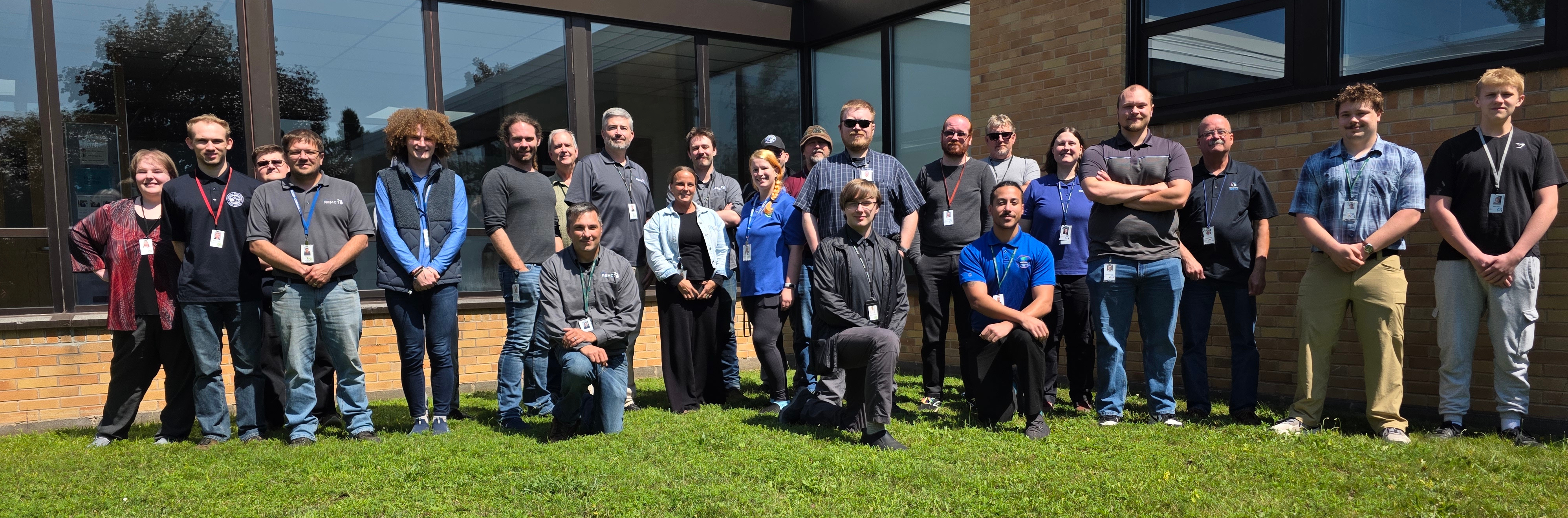 Staff photo taken outside the Copper Country ISD in the summer of 2025